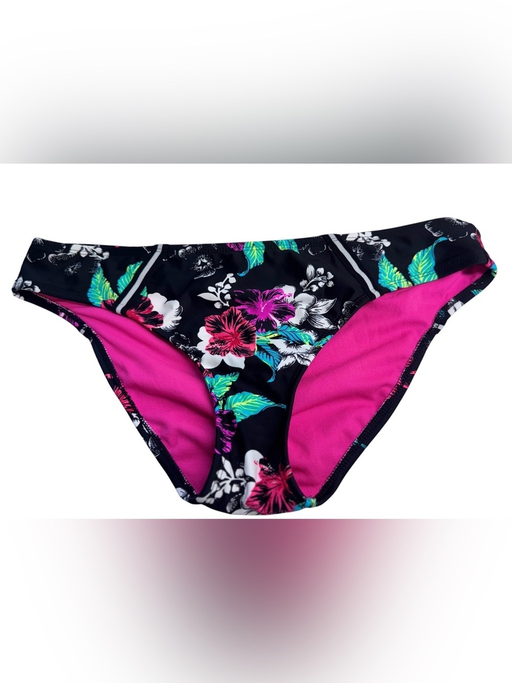 Xhilaration Tropical Hibiscus Bikini Bottoms